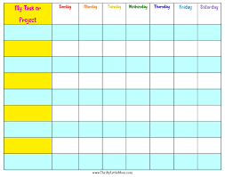 Inspirational Weekly Summer Reward Chart For Kids V M D Com