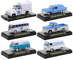 Auto Trucks Release 57 Set Of 6 Pieces Pan American World Airways Pan Am In Display Cases 1 64 Diecast Model Cars By M2 Machines In 2020 Diecast Model Cars Car Model Diecast Models