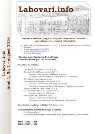 Programator te pune un angajator pe post. Lahovari Info August 2016 Flip Book Pages 1 44 Pubhtml5