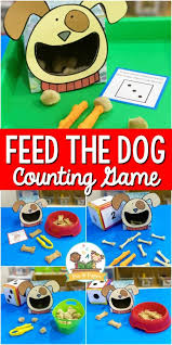 Feed The Dog Counting Activity Pre K Pages Math Activities Preschool Counting Activities Preschool Number Activities Preschool