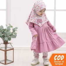 Model busana muslim anak modern 2017. Harga Baju Muslim Anak Perempuan Terbaik Pakaian Muslim Anak Fashion Muslim Juni 2021 Shopee Indonesia