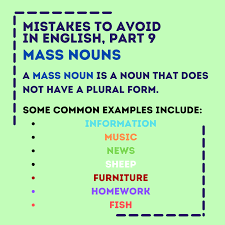 (military) a grouping of military units or smaller formations under a command, such as a brigade, division, wing, etc. Clases De Ingles Menorca On Twitter Mass Nouns Often Cause People To Trip Up I Hear Musics Or Homeworks Constantly Also Be Aware Of Some Cases Like Fish Where Fishes Exists But