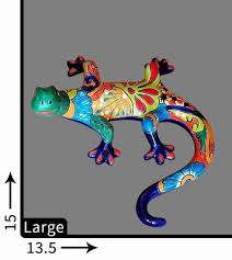 Check spelling or type a new query. Gecko Wall Art Made In Mexico Colorful Hand Painted Talavera