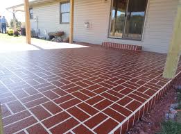 Stencil Overlay Brick Pattern Spray Textures Concrete Coatings Concrete Decor