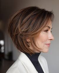 55 Modern Layered Bob Haircuts for Women Over 50 to Take Years Off