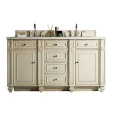 Maybe you would like to learn more about one of these? James Martin Vanities Bristol 60 In W Double Bath Vanity In Vintage Vanilla With Solid Surface Vanity Top In Arctic Fall With White Basin 157v60dvv3af The Ho Double Vanity Double Sink