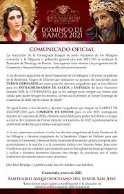 Lectio del domingo de ramos: Publican Informacion Sobre Turnos De Cuaresma Y Semana Santa 2021