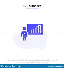 Our Services Graph Business Chart Efforts Success Solid