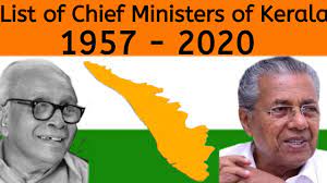 Kerala chief minister oommen chandy today asked commercial banks to formulate a common policy for disbursement of education loans to students. List Of Chief Ministers Of Kerala 1957 2020 Cm Of Kerala E M S Namboodiripad Pinarayi Vijayan Youtube