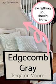 Image uploaded by doruntina baftiu. Benjamin Moore Edgecomb Gray Paint Color Love Remodeled