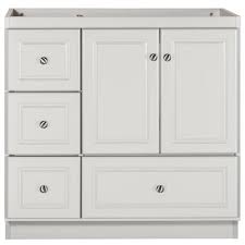 Highland Dunes Cheever Ultra Left Side Drawer 36 Single Bathroom Vanity Base Only Bathroom Vanity Base Single Bathroom Vanity Bath Vanities