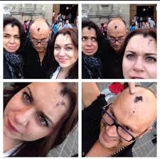 El padre no le atino al blanco! Miércoles de Ceniza en Coyoacan Mexico  algunos años atrás!