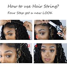 Channel the ultimate summer vibes with our double dutch braid step by step and create a truly spritz the remaining hair on each braid with ghd curl hold spray. Weave Thread For Box Braid Wholesale Various Cotton Sewing Thread Use For Hair Weaving Threads For Hair Extension With Dreadlock Beads Micro Rings