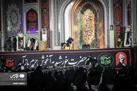 حضور فرزند ارشد رهبر شهید در مراسم بزرگداشت ایشان/ داماد رهبر شهید انقلاب هم‌نشین علم الهدی شد/ علی اصغر حجازی هم بود+ تصاویر
