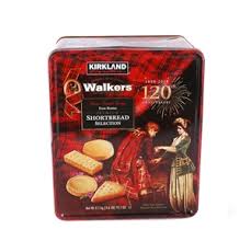 This delightful christmas tree shaped tin contains the best tasty walkers pure butter shortbread mini trees. Walkers Premium Shortbread Collection 2 1kg N B Slight Dent In Tin Sn C Auction Graysonline Australia