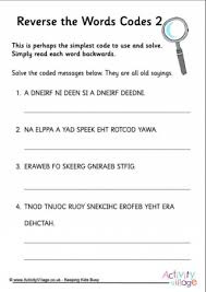 All you have to do is make a list of all the letters in the alphabet, and then make another list right next to it, . Reverse The Word Codes