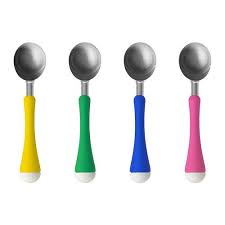 Chosigt Ice Cream Scoop Yellow Green Blue Pink Ikea Ice Cream Scoop Colorful Kitchen Accessories Ikea