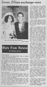 Patricia Ann PATSY Simon weds Dennis Ellison 5 Oct 1968, Cooks Valley,  Wisconsin