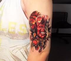 The effects & reproductions of home tattoos scratchers part 1. Hellboy Tattoo By Vladislav Shetikov Post 27337