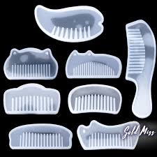 Make Your Own Comb Mold Diy Beauty Hair Brush Frog Comb Leaf Etsy Diy Jewelry Making Tools Resin Diy Diy Molding