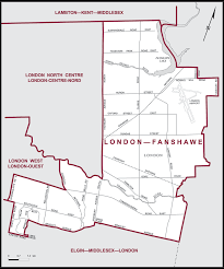 Find where is london located. London Fanshawe Maps Corner Elections Canada Online