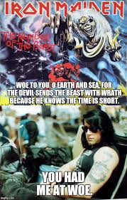 Making metal in america great again. Iron Maiden Memes