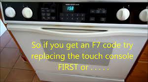 Superba double oven error code interpretation applianceblog. Kitchenaid Range F7 Error Fix Youtube