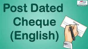 This would apply in the case of encashment of a cheque over the counter or when the cheque is 9. Post Dated Cheque In Malay Post Dated Cheque Deletion Help Abs Trend Master Owner Zulkarnain Mohamad Solar Shine Owner Datuk Lew Choon Lai Pw22 Said Najib Gave His Company