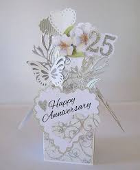 Cut slits at the center of your card. Cardology Handmade Cards Uk Silver Wedding Anniversary Pop Up Card Silver Wedding Anniversary Gifts 25th Wedding Anniversary Cards Arts Crafts Art Craft Supplies