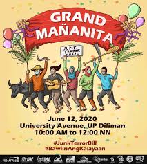 Itong kalayaan, atin ngang isipin kung nasusunod mo ang mga tuntunin; Opposition Activists All Set For Mananita On Independence Day Inquirer News