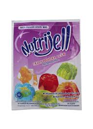 Pewarna makanan bahan puding susu: Nutrijell Konnyaku Jelly Powder Grape Pck 15g Klikindomaret