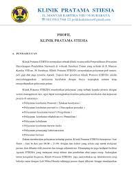 Klinik pratama merupakan klinik swasta melayani 24 jam dan dikelola oleh perseorangan. Profil Klinik New 2 Pdf