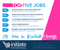 Are You Looking For A New Job Opportunity In Southafrica Get In Touch With Us Today Recruitment Initiatecha Technology Job Marketing Jobs Senior Marketing