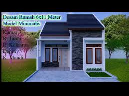 35 bentuk rumah sederhana ukuran 6 x 9 berkonsep minimalis gambar rumah modis update rumah minimalis 9 x 11 via baihaki0304.blogspot.com. Desain Rumah Minimalis Sederhana 6x11 Meter 3 Kamar R Keluarga Youtube