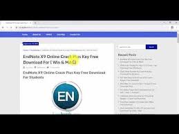 With the faculty of arts and sciences can download endnote for free. Pin On Endnote X9 Online Crack Plus Key Free Download For Students