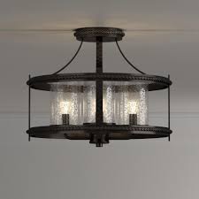 Designers Fountain Palencia 4 Light Artisan Pardo Wash Interior Incandescent Semi Flush Mount 87511 Apw The Home Depot Foyer Lighting Low Ceiling Entryway Light Fixtures Semi Flush Ceiling Lights