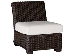 Summer classics outdoor lounge chairs. Summer Classics Rustic Wicker Modular Lounge Chair With Cushion Sum3768