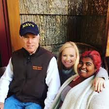 Senator john mccain, meghan mccain on 'the view', a visit for meghan mccain's birthday, monday, october 23, 2017. John Mccain S Daughter Bridget What To Know People Com