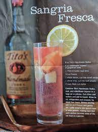 It's often enjoyed while watching cricket or the tennis matches of wimbledon but is perfect for any occasion. Rose Sangria Fresca Tito S Vodka Vodka Recipes Drinks Alcohol Drink Recipes Titos Vodka Recipes