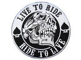 A Patch E Store Live To Ride Ride To Live Reaper Skull Big Embroidered Back Patch 9 5 Iron On Patches Riding Patches