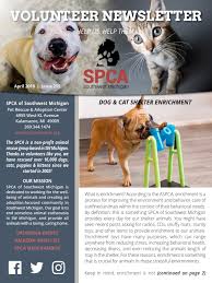 Join us for petsmart charities national adoption days and give a pet in need the loving home they deserve. 04 19 Spca Swmi Newsletter Domesticated Animals Animals And Humans