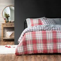 This timelessly festive fave makes the coziest addition to your bedspread for the holidays. King Size Plaid Duvet Covers Sets You Ll Love In 2021 Wayfair