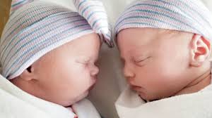 Twins unexpectedly born at home