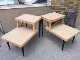 Check spelling or type a new query. Sold Pair Of Retro 1960s Mid Century Modern Floating Step Side Tables By Mersman Heritage Collectibles Of Maine