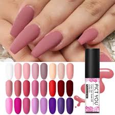 Azul marino con rosa palo. Esmalte De Unas En Gel Mate Pict You 5m Esmalte De Unas En Gel Negro Rosa Capa Superior Mate Barniz De Laca De Gel En 45 Colores Gel De Unas Aliexpress