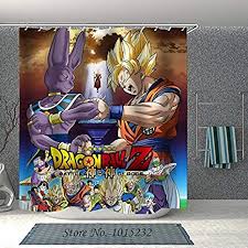 Check spelling or type a new query. Amazon Com Popular Anime Dragon Ball Z 3d Print Shower Curtain Polyester Fabric Bathroom Curtain Waterproof Hook Bath Curtain Home Kitchen