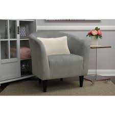 Mainstays Microfiber Tub Accent Chair Dove Gray Walmart Com In 2020 Grey Furniture Living Room Furniture Accent Chairs