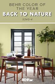 Behr 2020 Color Of The Year Back To Nature Colorfully Behr Green Dining Room Dining Room Paint Colors Dining Room Colors