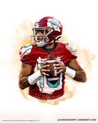 Tua tagovailoa made history during saturday's game against the texas a&m aggies in college station, texas. Tua Tagovailoa Miami Dolphins Alabama Crimson Tide Alabama Crimson Tide Football Nfl Football Art Miami Dolphins Football