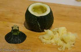 How to cut round zucchini. Stuffed Round Zucchini Stefan S Gourmet Blog